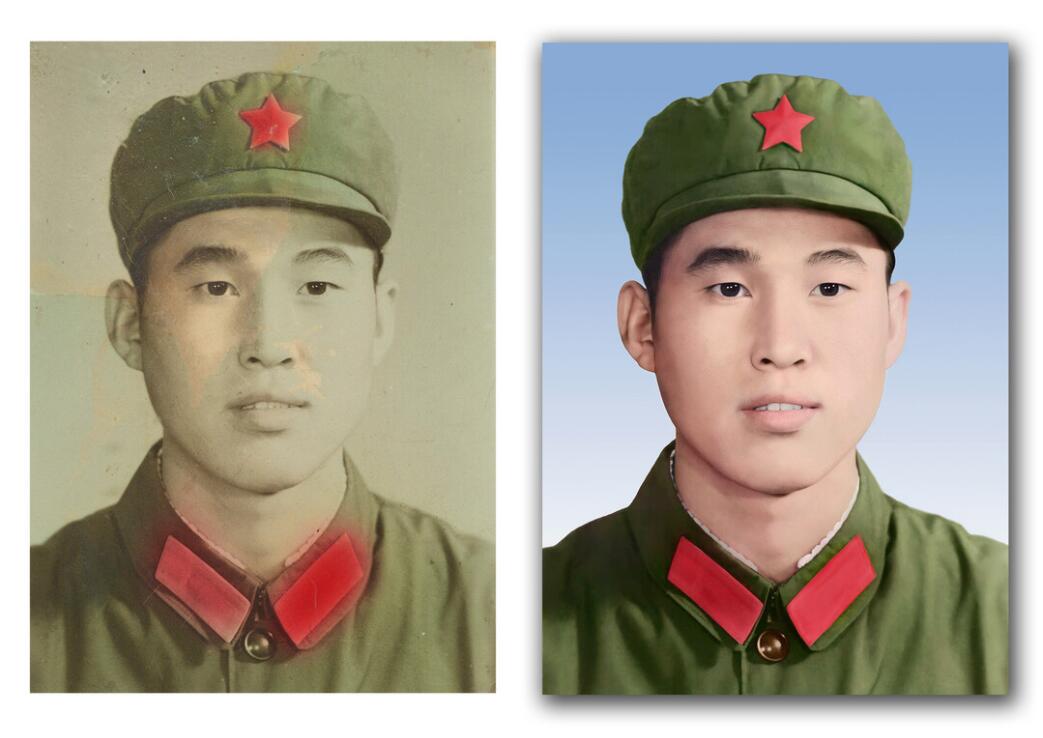 横栏镇破损照片修复-18
